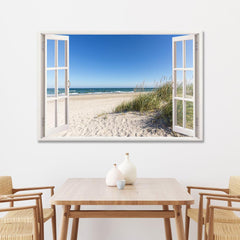Bild zur Kategorie Leinwandbilder mit Fensterblick – Natur & Panorama | Dekoli