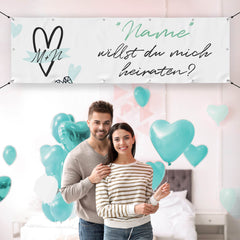 Bild zur Kategorie Banner für Heiratsantrag & Hochzeit