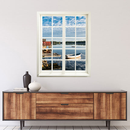 Wandtattoo - Fensterblick<br/>"Seeufer"