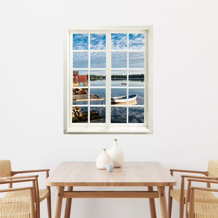 Wandtattoo - Fensterblick<br/>"Seeufer"