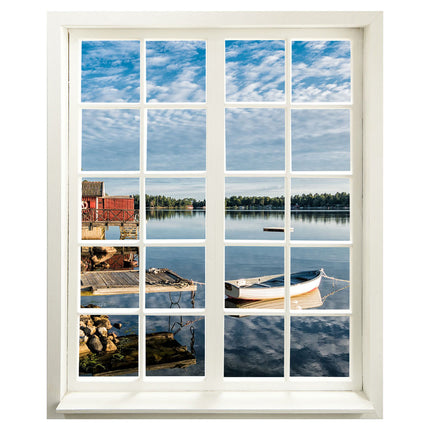 Wandtattoo - Fensterblick<br/>"Seeufer"