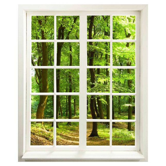Wandtattoo - Fensterblick<br/>Wald