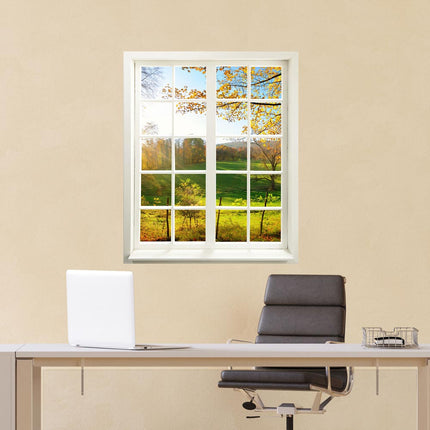 Wandtattoo - Fensterblick<br/>"Waldlichtung"