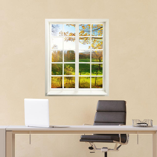 Wandtattoo - Fensterblick<br/>"Waldlichtung"