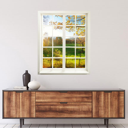 Wandtattoo - Fensterblick<br/>"Waldlichtung"