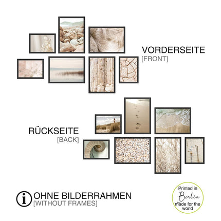 Poster-Set - 7 Poster - beidseitig<br/>"Ostsee Natur"