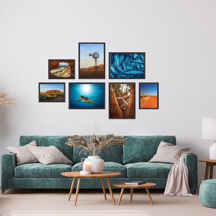 Poster-Set - 7 Poster - beidseitig<br/>"Australien"