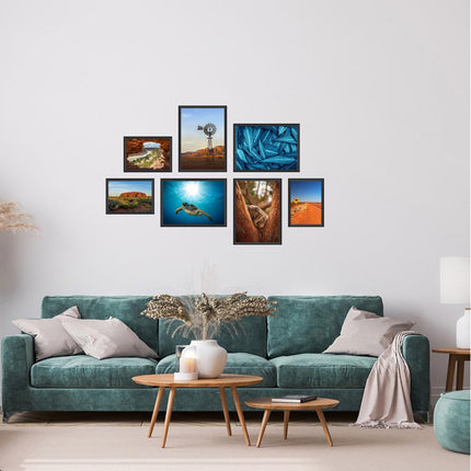 Poster-Set - 7 Poster - beidseitig<br/>"Australien"