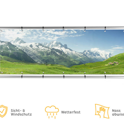 Sichtschutzbanner_Zaun_Balkon_verschiedene_Größen_Berge_und_Tal
