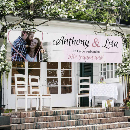 Banner selbst gestalten mit Foto und Text