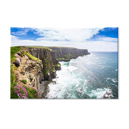 Leinwand auf 2cm starkem Holzrahmen mit Bild auf die Atlantikküste.