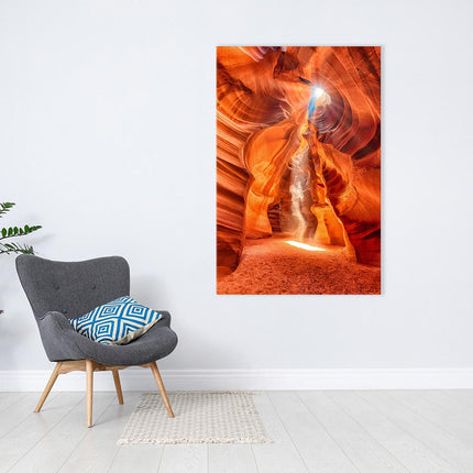 Leinwandbild "Sonnenstrahlen in den Canyon"
