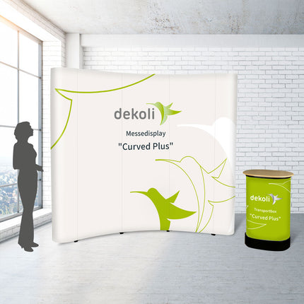 Messedisplay - "Curved Plus"- mit Druck