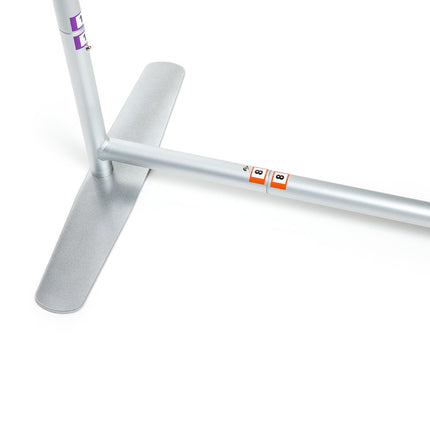 Messewand Zipper Wall Straight, das Rohrstecksystems ist nummeriert, sodass der Aufbau schnell und einfach erfolgen kann.