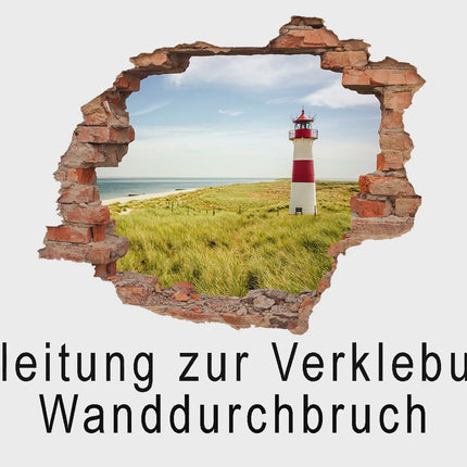 Wandtattoo - Wanddurchbruch<br/>"Rajasaurus"