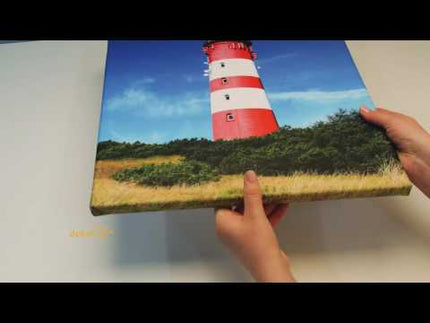 Canvas Leinwandbild selbst gestalten mit Fotos und Text rechteckig