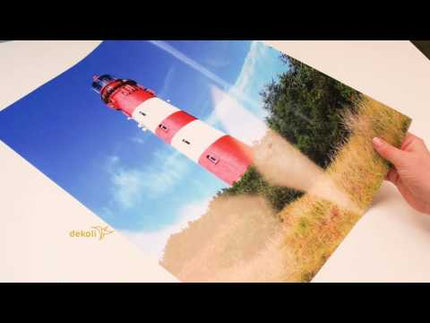 Detailansicht Poster selbst gestalten Material